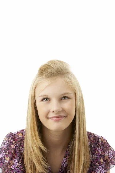 スタジオ10代の女の子の肖像画 — ストック写真