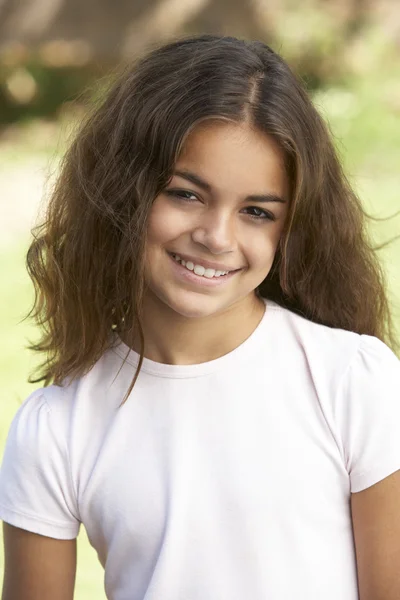 Retrato Chica Joven Parque — Foto de Stock