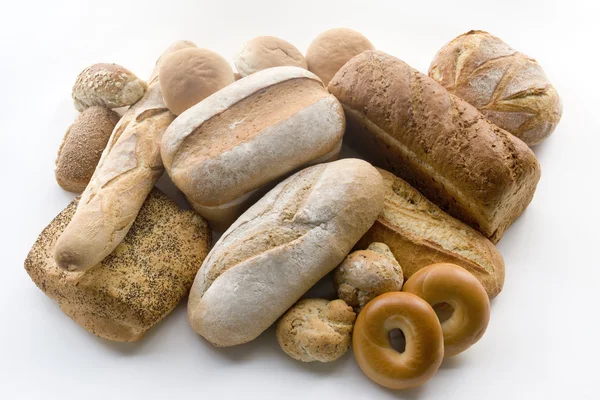 Varietà Prodotti Del Pane — Foto Stock