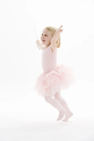 Mała Baletnica Taniec — Zdjęcie stockowe
