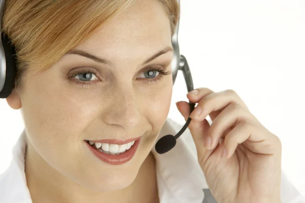 Attractive Customer Services Representative Royalty Free Stock Images