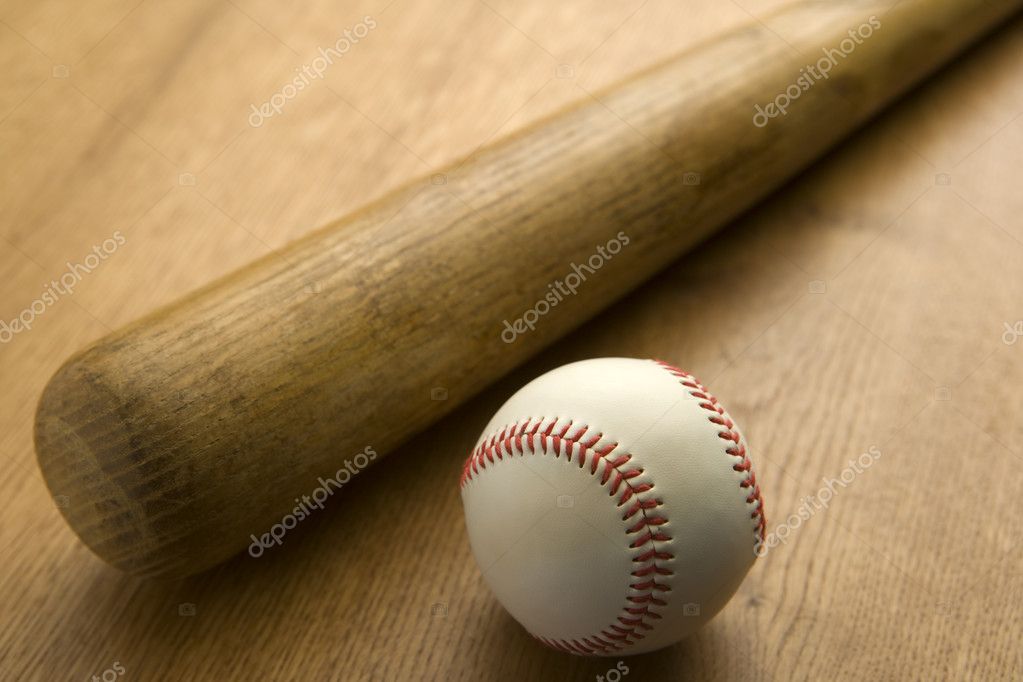 Baseball Bat And Ball — Stock Photo © monkeybusiness 4823448