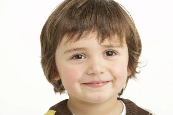 Studioporträt eines kleinen Jungen — Stockfoto
