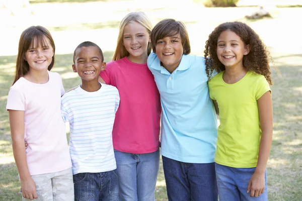 Five young friends — Stock Photo, Image