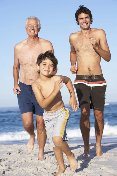 Grandfather, Father and — Stock Photo, Image