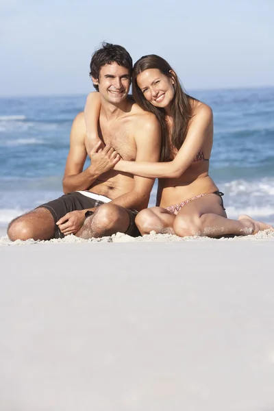 Playa Usando Trajes Baño — Foto de Stock