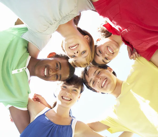 Group Teenagers Looking Camera Royalty Free Stock Images
