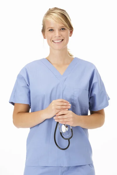 Profesional médico femenino en estudio — Foto de Stock