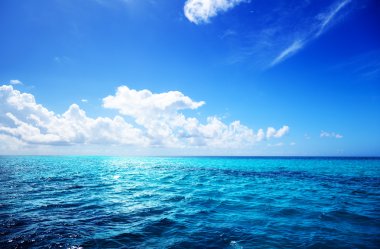 Ocean and perfect sky clipart
