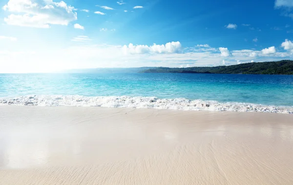 Sable de plage mer des Caraïbes — Photo