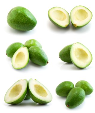 Page of avocados clipart