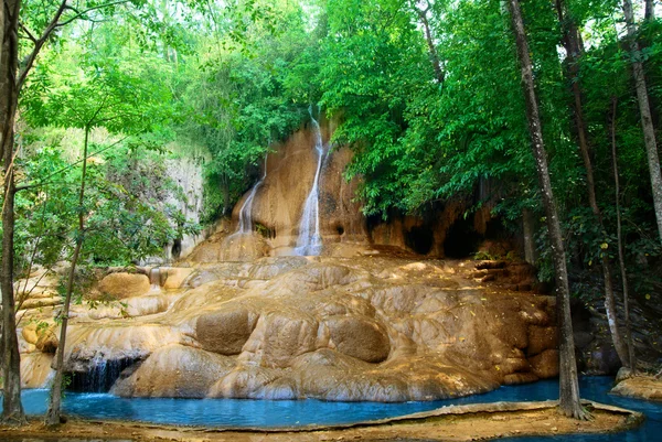 Cachoeira Selva Tailândia — Fotografia de Stock