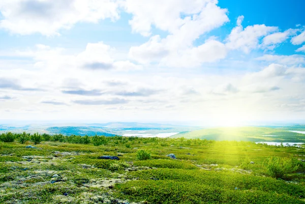 stock image north mountains and lakes