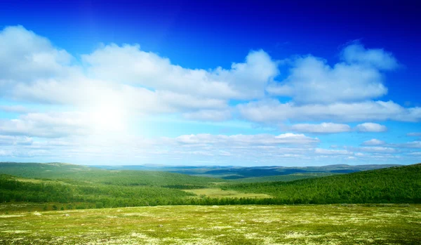 Berg Ten Noorden Van Rusland — Stockfoto