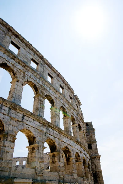 Coliseo romano en Pula, Croacia — Foto de Stock