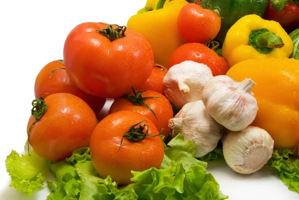 Wet vegetables — Stock Photo, Image