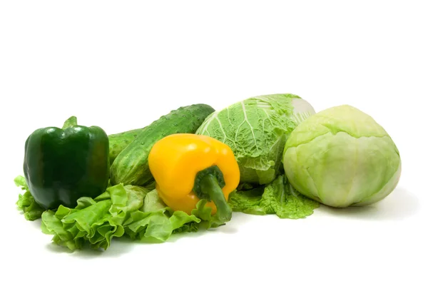 Gemüse Isoliert Auf Weißem Hintergrund — Stockfoto