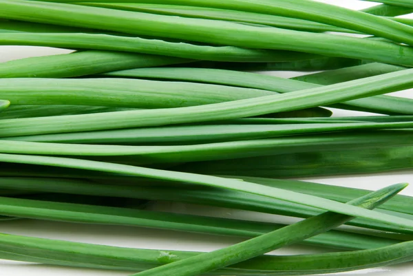 Green Fresh Onion Background — Stock Photo, Image