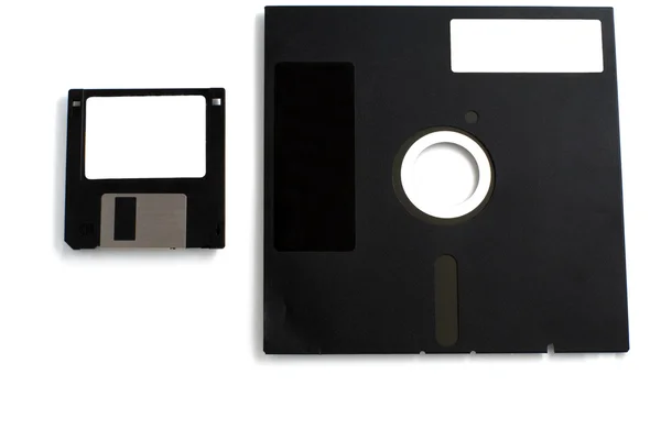 Stock image Two black floppies