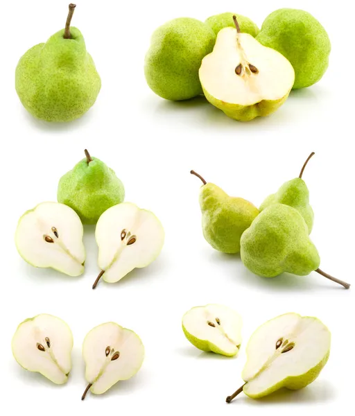 Page Pears Isolated White Background — Stock Photo, Image