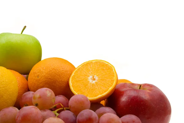 Fruits Isolated White Background — Stock Photo, Image