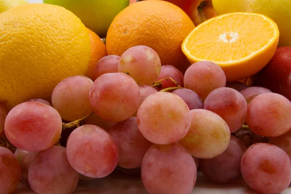 Fondo Frutas Uvas Frescas —  Fotos de Stock