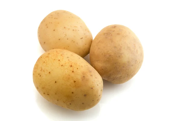 Potatoes Isolated White Background — Stock Photo, Image