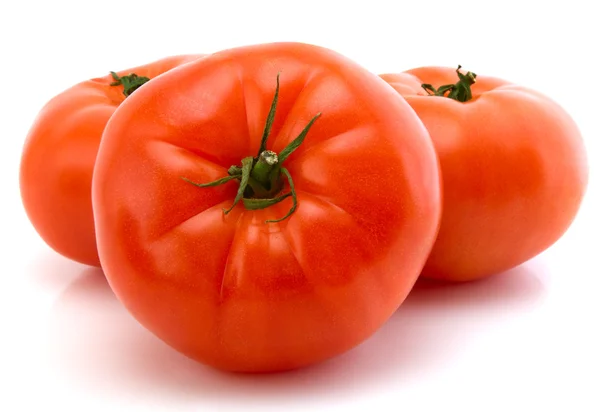 Świeże Pomidory Białym Tle Białym Tle — Zdjęcie stockowe