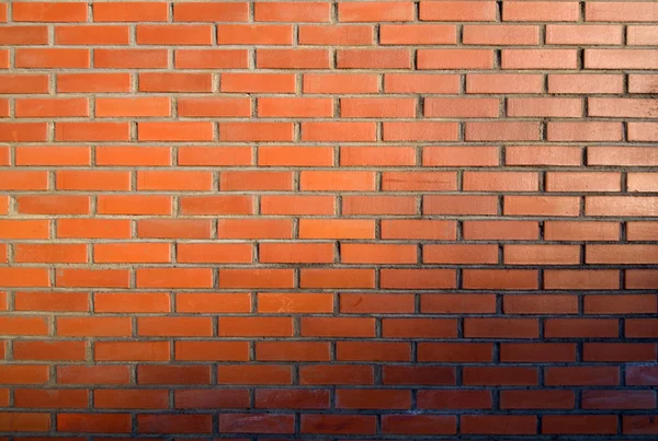 Mur Briques Orange Coucher Soleil — Photo