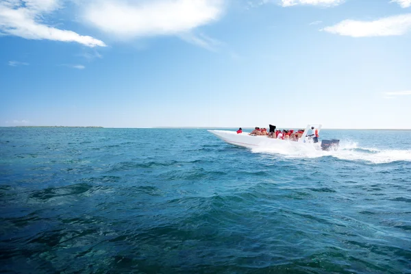 Speedboat Dominican Republic — Stock Photo, Image
