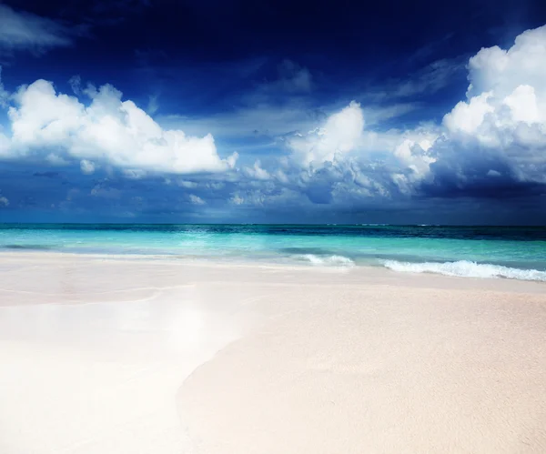 Sandstrand Karibiska Havet — Stockfoto