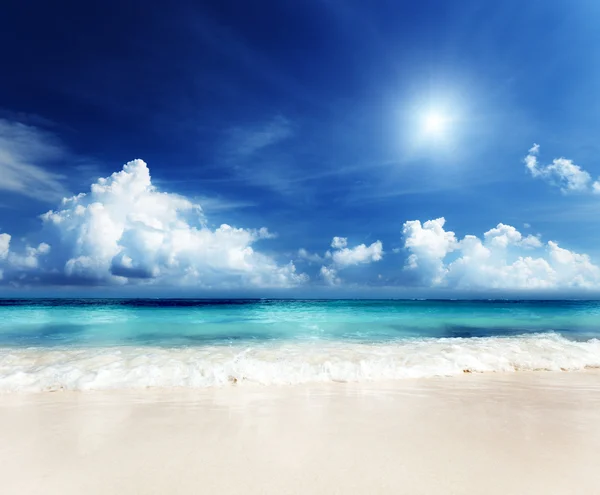 Sabbia Mare Caraibi Spiaggia — Foto Stock