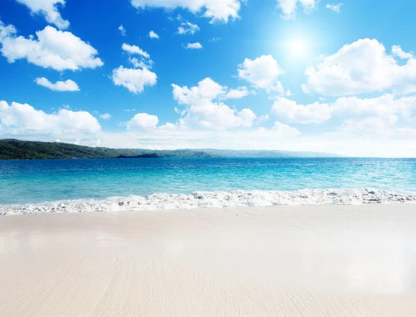 Пісок пляжного Карибського моря — стокове фото
