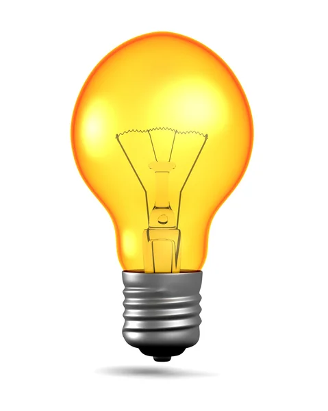Glowing Lightbulb — Stock Photo, Image