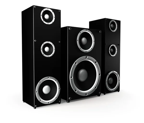 stock image Luxury Black Sound System