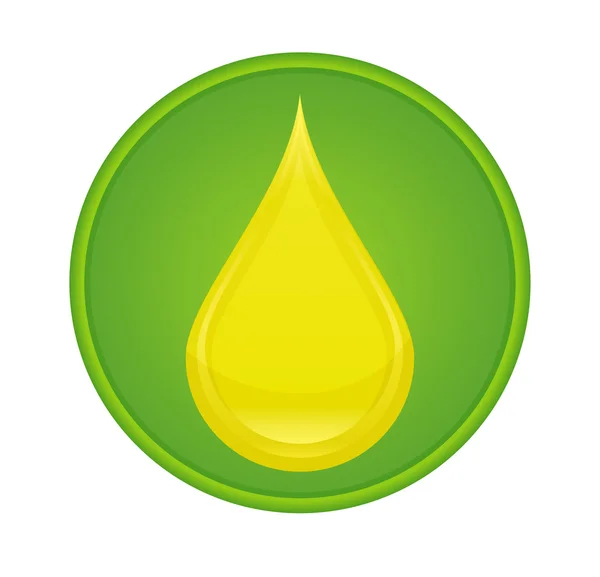 Zielona ikona — Wektor stockowy