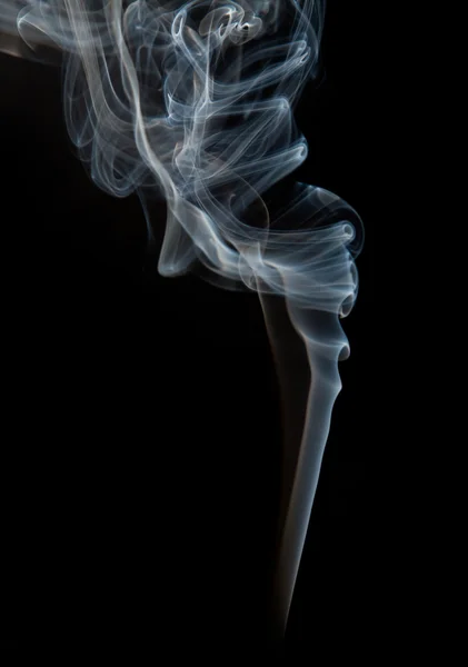 Табачный Дым Черном Фоне — стоковое фото