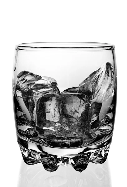 Bicchiere Con Ghiaccio — Foto Stock