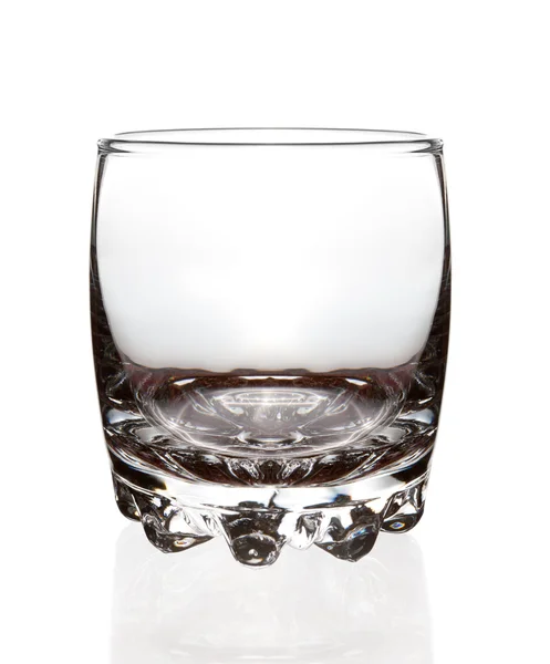 stock image Empty glass isolated on a white