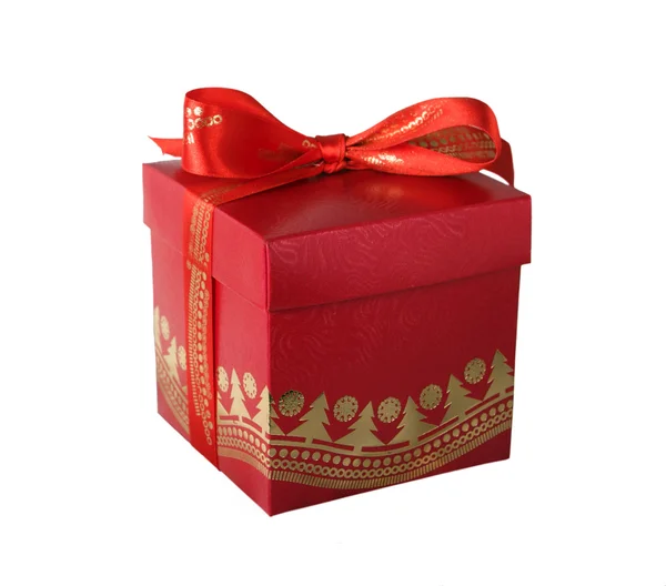 stock image Red gift box