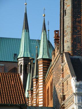 Town hall of Lübeck clipart