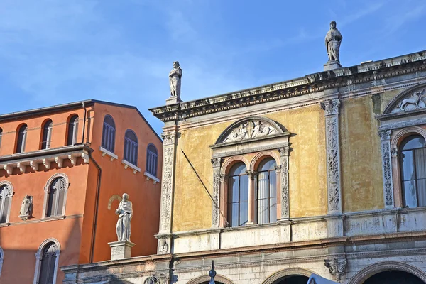 Loggia Del Consiglio Aan Het Piazza Dei Signori Verona Italië — Stockfoto