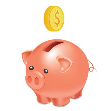 Piggy bank clipart