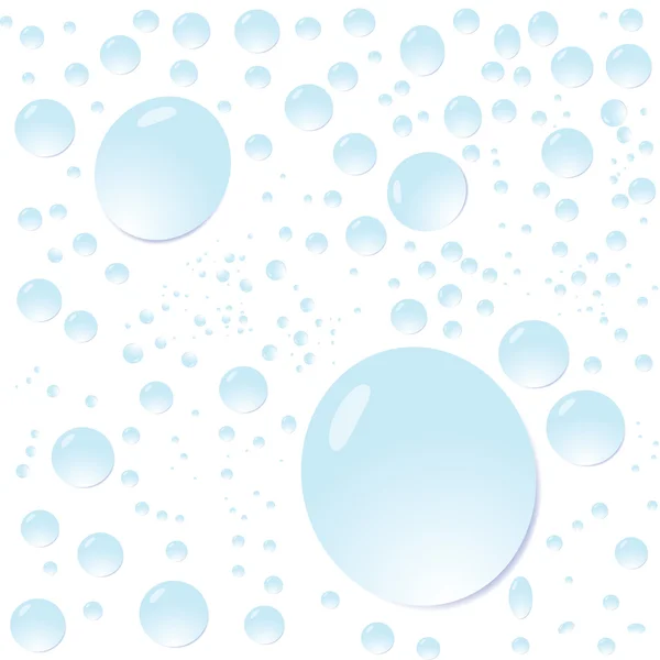 Waterdruppels — Stockvector