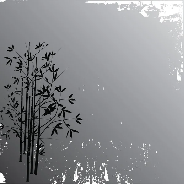 Bambus Grunge Pozadí Vektorové Ilustrace — Stockový vektor