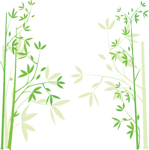 Fondo de bambú, ilustración vectorial — Vector de stock