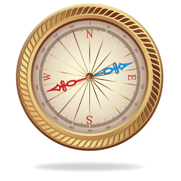Compas rétro — Image vectorielle