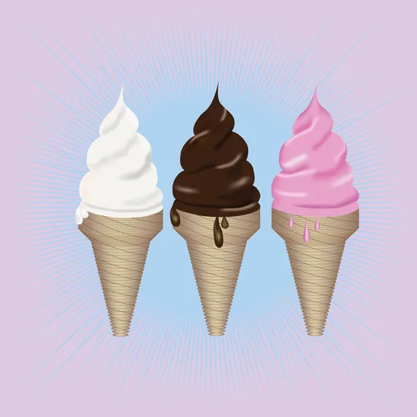 Collezione gelato — Vettoriale Stock
