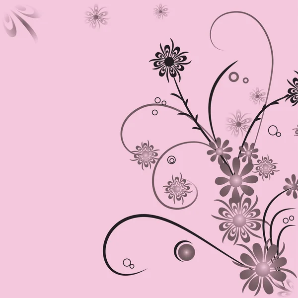花の抽象的な背景 — ストックベクタ