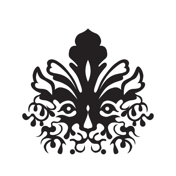 Croquis Vectoriel Tatouage Tête Tigre — Image vectorielle
